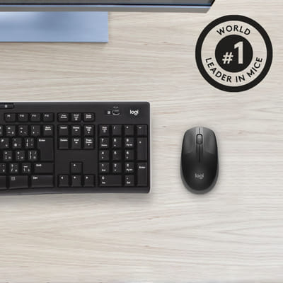 فأرة Logitech M190 لاسلكية بحجم كامل
