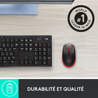 Logitech M190 Full-Size Wireless Mouse (910-005908)