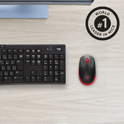 Logitech M190 Full-Size Wireless Mouse (910-005908)