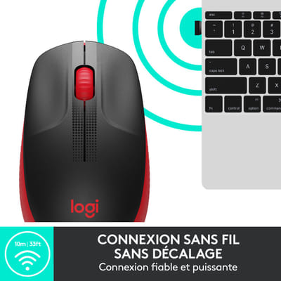 Logitech M190 Full-Size Wireless Mouse (910-005908)