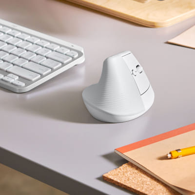 Logitech Lift Right-Handed Wireless RF + Bluetooth Optical 4000 DPI Mouse