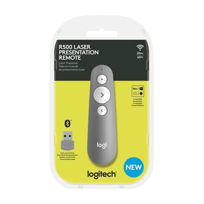 LOGITECH R500s Laser Presentation Remote - MID GREY - EMEA (910-006520)