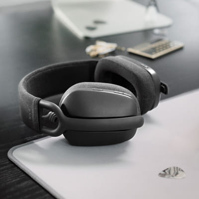 Logitech Zone Vibe 100 سماعات رأس لاسلكية للعب / موسيقى بلوتوث جرافيت