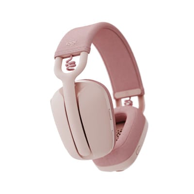 Logitech 981-001224 سماعة رأس لاسلكية رأسية مكالمات/موسيقى بلوتوث وردي