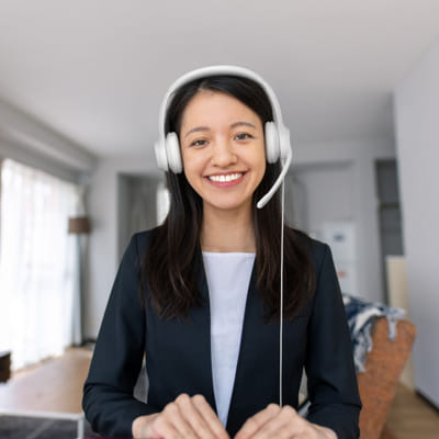 Logitech H390 Wired Headset Over-ear Office/Call Center USB Type-A White