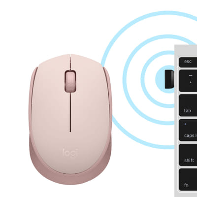 فأرة Logitech M171 مزدوجة الاستخدام RF لاسلكية بصرية
