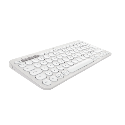 Logitech Pebble Keys 2 K380s clavier RF sans fil + Bluetooth AZERTY Français Blanc Logitech Pebble Keys 2 K380s clavier RF sans fil + Bluetooth AZERTY Français Blanc