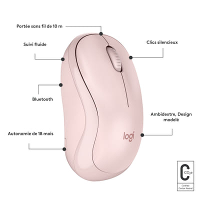 Logitech M240 souris Ambidextre Bluetooth