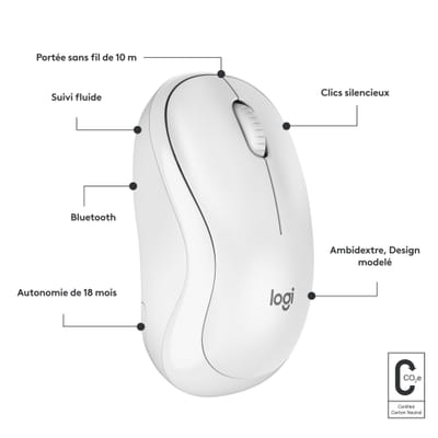 Logitech M240 Ambidextrous Bluetooth Mouse
