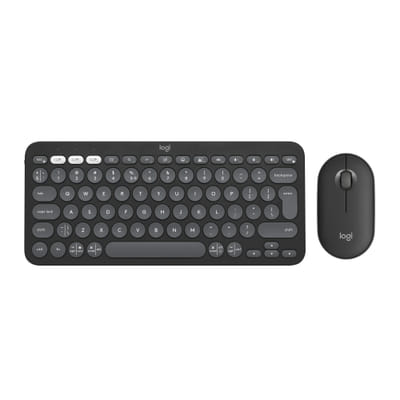 Logitech Pebble 2 Combo clavier Souris incluse RF sans fil + Bluetooth AZERTY Français Graphite