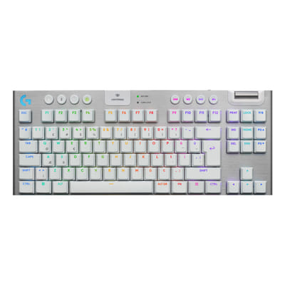 Logitech G G915 X Lightspeed keyboard Gaming USB + RF Wireless + Bluetooth QWERTY US International White
