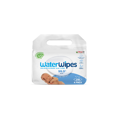 Lingettes bébé 4x60 Waterwipes