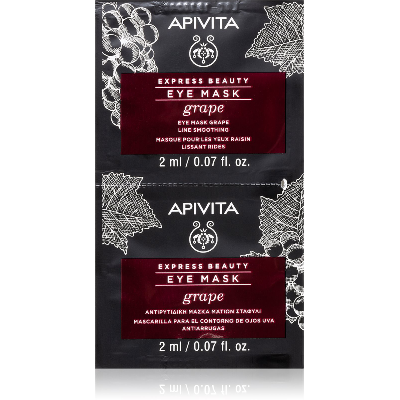 Masque Lissant Contour des Yeux au Raisin 2x2ml Express Beauty Apivita Masque Lissant Contour des Yeux au Raisin 2x2ml Express Beauty Apivita