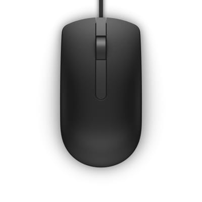 DELL MS116 Ambidextrous Mouse USB Type-A Optical 1000 DPI (570-AAIR)
