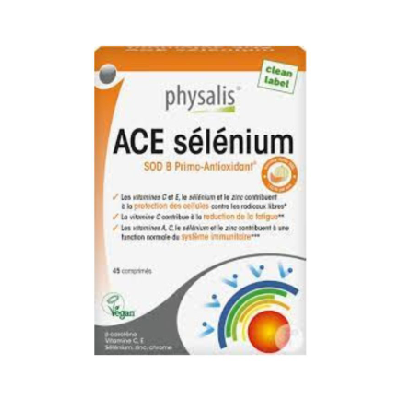 Physalis ACE Selenium 45 Comprimès