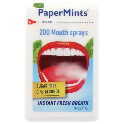 PaperMints بخاخ فم خالي من السكر 12 مل