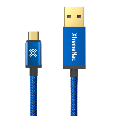 XtremeMac XCL-UCA-23 câble USB 1,2 m USB 2.0 USB A USB C Bleu XtremeMac XCL-UCA-23 câble USB 1,2 m USB 2.0 USB A USB C Bleu