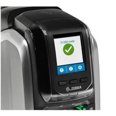 Zebra ZC300 plastic card printer Dye sublimation Color 300 x 300 DPI