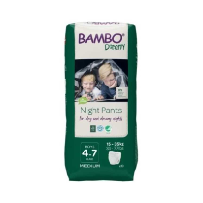 Bambo Dreamy Pants Night Boys 4-7 years 15-35kg/10un Bambo Dreamy Pants Night Boys 4-7 years 15-35kg/10un