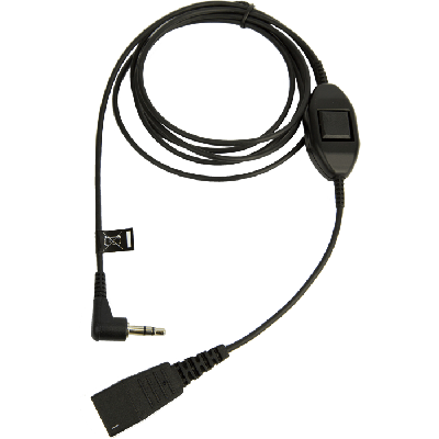 Jabra 8735-019 câble audio 0,5 m QD 3,5mm Noir (8735-019) Jabra 8735-019 câble audio 0,5 m QD 3,5mm Noir (8735-019)