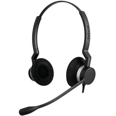 Jabra Biz 2300 Duo Casque Arceau Noir (2309-820-104)
