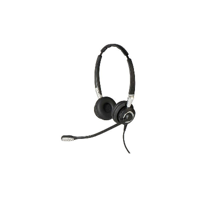 Jabra Biz 2400 II QD Duo NC Casque Avec fil Arceau Bureau/Centre d'appels Noir, Argent (2409-820-204)