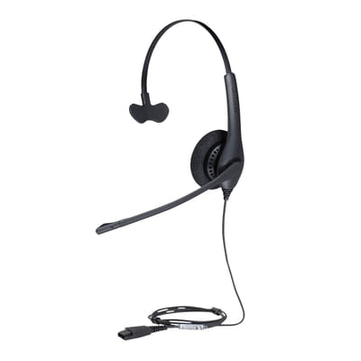 Jabra Biz 1500 Mono Headset With Cable Office/Call Center Black (1513-0154)