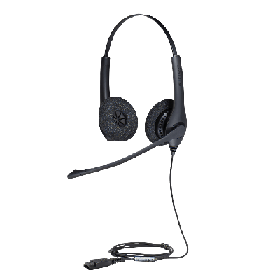 Jabra Biz 1500 Duo QD Casque Arceau Noir (1519-0154)