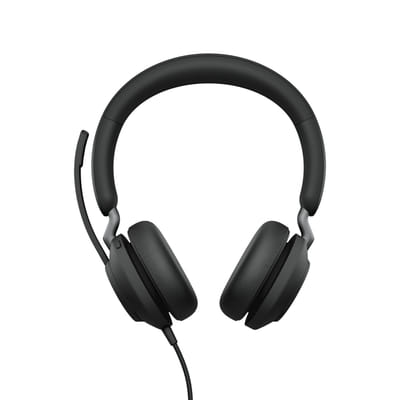 Jabra Evolve2 40 SE Wired Headset with Microphone Calls/Music USB Type-A Black