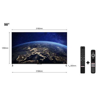 TCL C73 C735 2,49 m (98") 4K Ultra HD Smart TV Wifi Noir 800 cd/m²