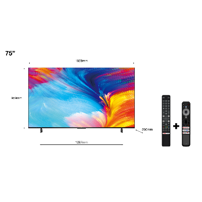 TCL P63 Series P635 75" 4K Ultra HD Smart TV Wifi Noir