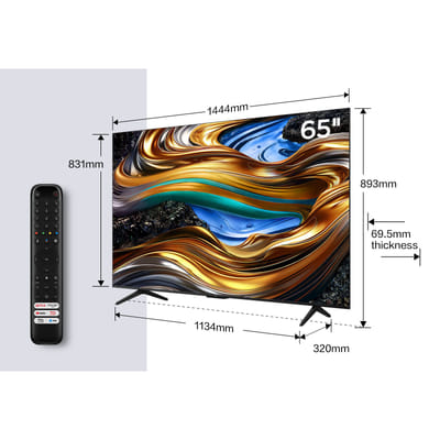 TCL P75 65P755 TV 165,1 cm (65") 4K Ultra HD Smart TV Wifi Titane