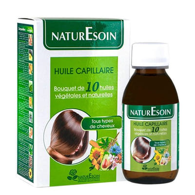 NaturEsoin Hair Oil 10 Vegetable Oil Treatments – 125 ml