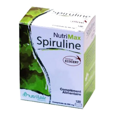 Nutrimax سبيرولينا بيولوجية – 120 قرص
