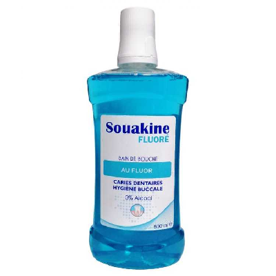 SOUAKINE BAIN DE BOUCHE FLUOREE 500ML