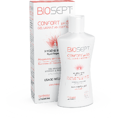 BIOSEPT 7.5 GEL NETTOYANT TRAITANT EXTRA-DOUX À L’ALOE VERA 200 ML