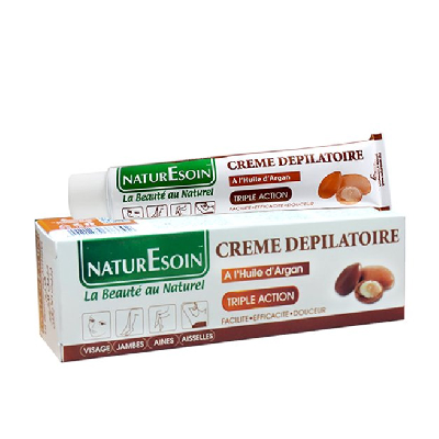NaturEsoin Crème Dépilatoire à l’Huile d’Argan – 50 ml NaturEsoin Crème Dépilatoire à l’Huile d’Argan – 50 ml