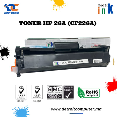 HP 26A خرطوشة حبر أصلية سوداء