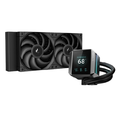 DeepCool MYSTIQUE 240 Processeur Refroidisseur de liquide tout-en-un 12 cm Noir 1 pièce(s)