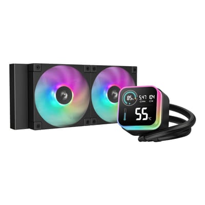 DeepCool LQ240 Processor Liquid Cooling Kit 12 cm Black 1 piece(s)