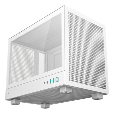 DeepCool CH160 WH شكل صغير (SFF) أبيض