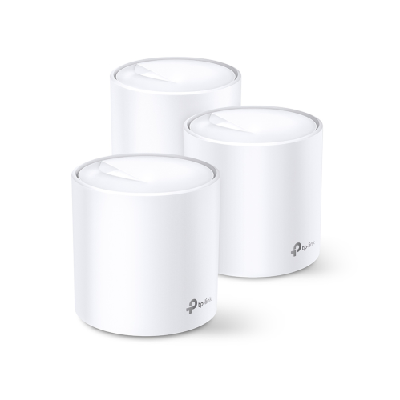 TP-Link DECO X60(3-PACK) système Wi-Fi maillé Bi-bande (2,4 GHz / 5 GHz) Wi-Fi 6 (802.11ax) Blanc 2 Interne (DECO X60(3-PACK)) TP-Link DECO X60(3-PACK) système Wi-Fi maillé Bi-bande (2,4 GHz / 5 GHz) Wi-Fi 6 (802.11ax) Blanc 2 Interne (DECO X60(3-PACK))