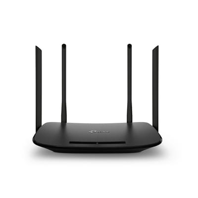 تي بي لينك آرتشر VR300 راوتر لاسلكي AC1200 إيثرنت سريع مزدوج النطاق (2.4 جيجاهرتز / 5 جيجاهرتز) 4G أسود (ARCHER VR300)