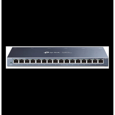 TP-Link TL-SG116 مفتاح شبكة غير مُدار إيثرنت جيجابت (10/100/1000) أسود (TL-SG116)