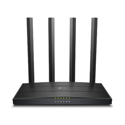 TP-Link Archer C6U wireless router Gigabit Ethernet Dual-band (2.4 GHz / 5 GHz) 4G Black (ARCHER C6U)