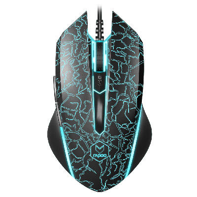 Rapoo V18 souris Ambidextre USB Type-A Optique 2000 DPI