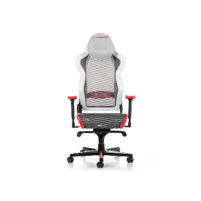 DXRacer AIR R1S-WRNG Siège de jeu sur PC Siège respirant Gris, Blanc