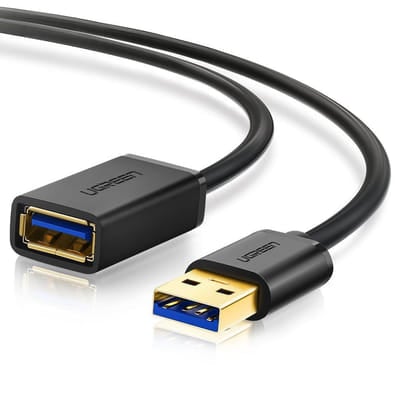 Ugreen 10368 كابل USB 1 م USB 3.2 جين 1 (3.1 جين 1) USB A أسود