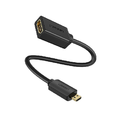 Ugreen 20134 câble HDMI 0,1 m HDMI Type D (Micro) HDMI Type A (Standard) Noir Ugreen 20134 câble HDMI 0,1 m HDMI Type D (Micro) HDMI Type A (Standard) Noir