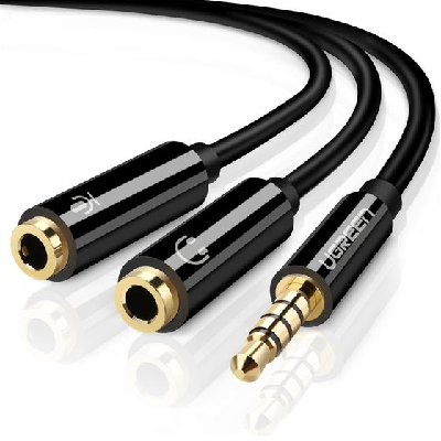Ugreen 30620 câble audio 0,15 m 3,5mm 2 x 3.5mm Noir Ugreen 30620 câble audio 0,15 m 3,5mm 2 x 3.5mm Noir